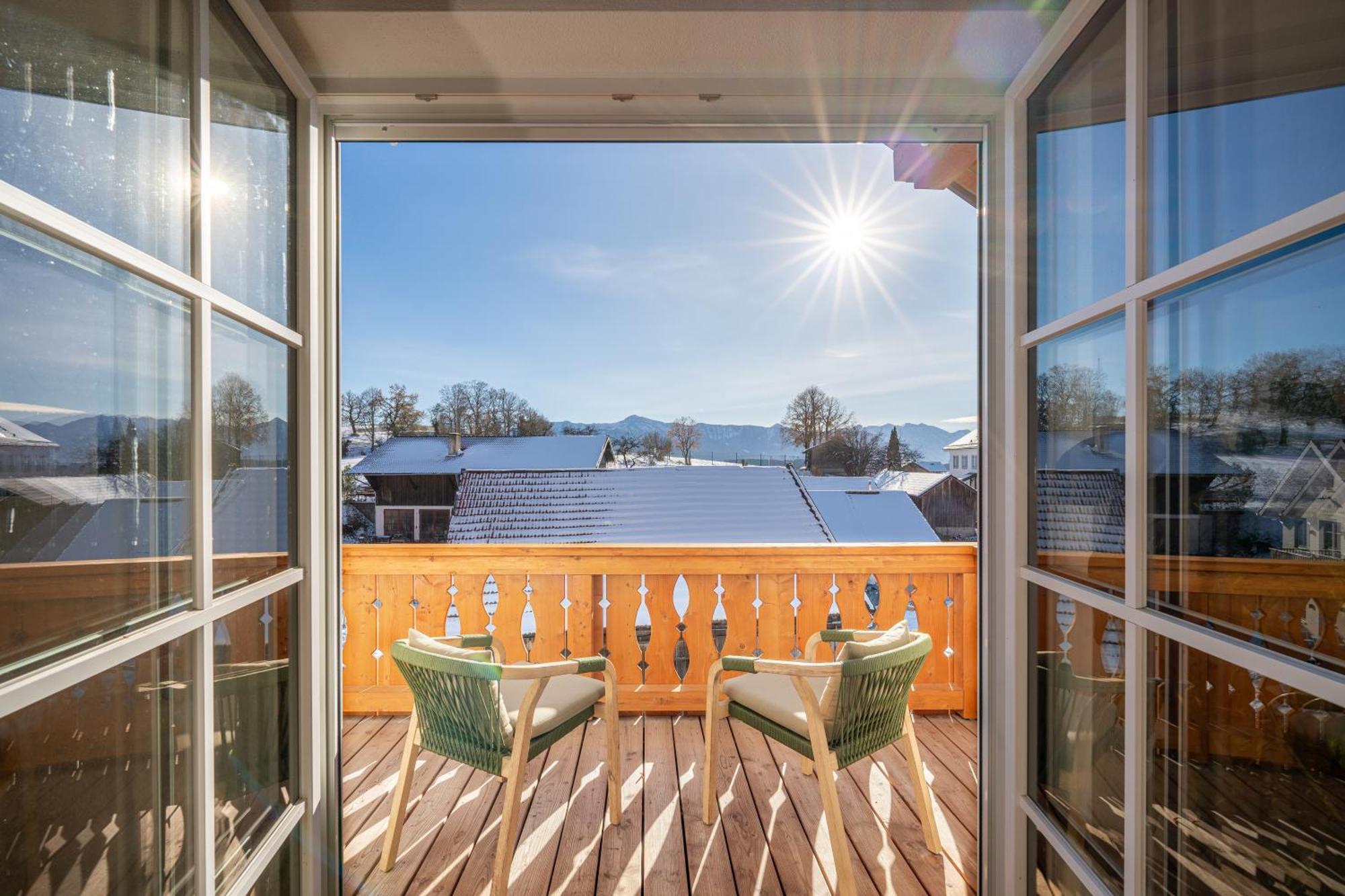 Liboria I Traumhafte Ferienwohnung In Aidling Am Riegsee Mit Atemberaubendem Blick Auf Die Majestaetische Zugspitze! Exterior photo